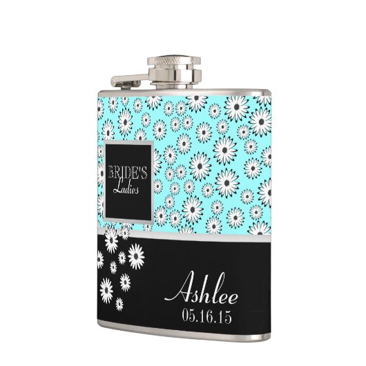 Daisy Pattern Bridesmaid Flachmann (Links)