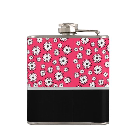 Daisy Pattern Bridesmaid Flachmann (Rückseite)