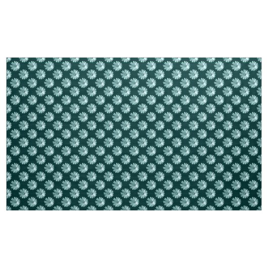 Daisy Pattern - Dunkle grüne Stoffe (Yard (91,4 cm))