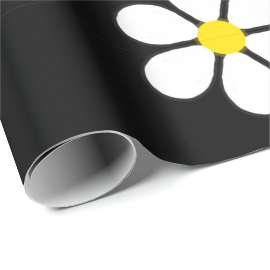 Daisy Pattern Geschenkpapier (Rolleneckpunkt)