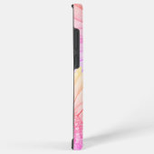 Daisy pattern in pink, yellow and lilac xl samsung galaxy hülle (Rechte Seite)