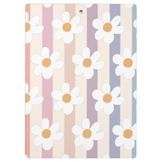 Daisy Pattern Klemmbrett (Rückseite)