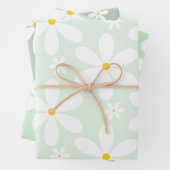 Daisy Pattern (Mint) Geschenkpapier Set (Beispiel)