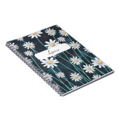 Daisy Pattern Notebook - Blumendesign für Everyda Notizblock (Rechte Seite)