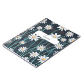 Daisy Pattern Notebook - Blumendesign für Everyda Notizblock (Linke Seite)