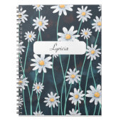 Daisy Pattern Notebook - Blumendesign für Everyda Notizblock (Vorderseite)