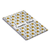 Daisy Pattern Personalisiert-Notebook / Journal Notizblock (Rechte Seite)