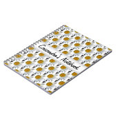 Daisy Pattern Personalisiert-Notebook / Journal Notizblock (Linke Seite)