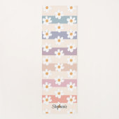 Daisy Pattern Personalisiert Yogamatte (Vorderseite)