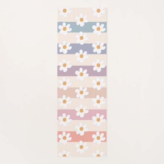 Daisy Pattern Personalisiert Yogamatte (Rückseite)
