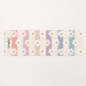 Daisy Pattern Personalisiert Yogamatte (Vorderseite (Horizontal))