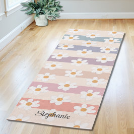 Daisy Pattern Personalisiert Yogamatte