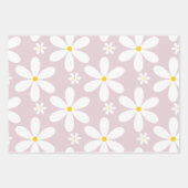 Daisy Pattern (PInk) Geschenkpapier Set (Vorderseite 2)