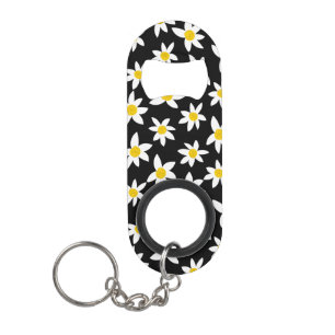 Daisy Pattern Print Mini Flaschenöffner