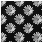 Daisy Pattern - Schwarz und Weiß Stoff (Muster)