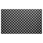 Daisy Pattern - Schwarz und Weiß Stoff (Yard (91,4 cm))