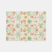 Daisy Pattern (von William Morris) Fleecedecke (Vorderseite (Horizontal))