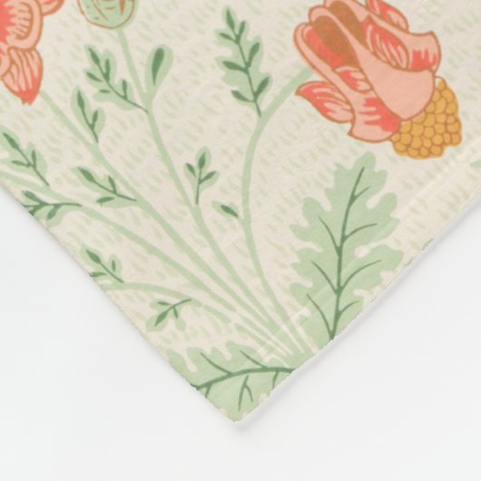 Daisy Pattern (von William Morris) Fleecedecke (Ecke)