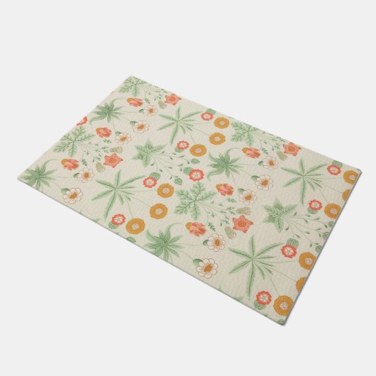 Daisy Pattern (von William Morris) Fußmatte (Schrägansicht)