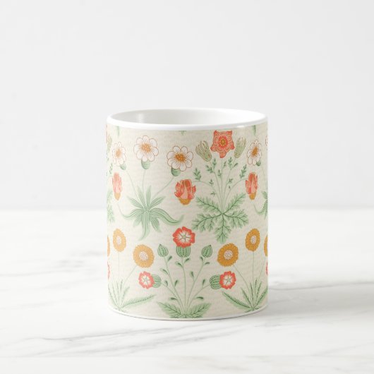 Daisy Pattern (von William Morris) Kaffeetasse (Mittel)