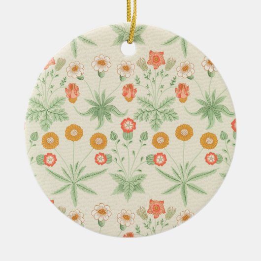 Daisy Pattern (von William Morris) Keramik Ornament (Vorne)