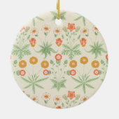 Daisy Pattern (von William Morris) Keramik Ornament (Hinten)