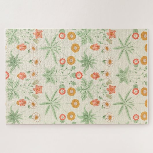 Daisy Pattern (von William Morris) Puzzle (Horizontal)