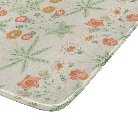Daisy Pattern (von William Morris) Schneidebrett (Ecke)