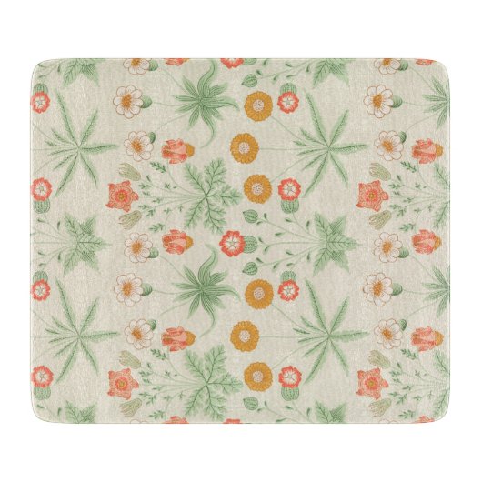 Daisy Pattern (von William Morris) Schneidebrett (Vorderseite)