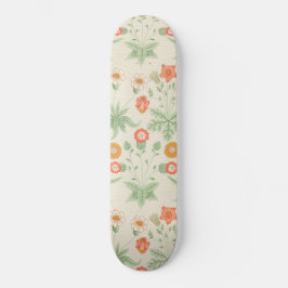Daisy Pattern (von William Morris) Skateboard