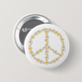 Daisy Peace Button (Vorne & Hinten)