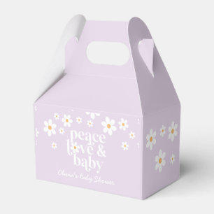 Daisy Peace Liebe Baby Retro Baby Shower Geschenkb Geschenkschachtel