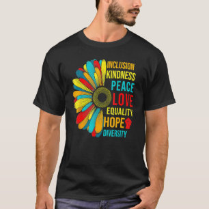 Daisy Peace Liebe Equality Diversity Human Rights T-Shirt