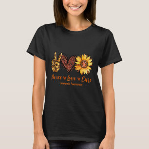 Daisy Peace Liebe Heilung Leukämie Aufklärungsgesc T-Shirt