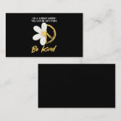 Daisy Peace Sign Blume Garening Hippie Visitenkarte (Vorne/Hinten)