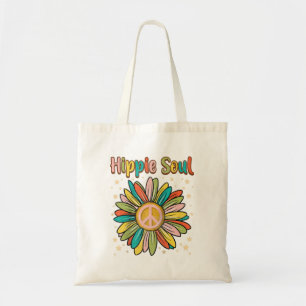 Daisy Peace Sign Hippie Soul Niedlich Daisy Tragetasche