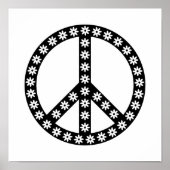 Daisy Peace Symbol Poster (Vorne)