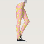 Daisy Peach Orange Leggings (Rechts)