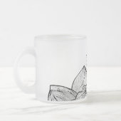 Daisy personalisierter Milchglasbecher Mattglastasse (Links)