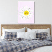 Daisy Philippians 4:8 Dekorative Leinwand (Insitu (Schlafzimmer))