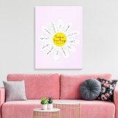 Daisy Philippians 4:8 Dekorative Leinwand (Insitu (Wohnzimmer))