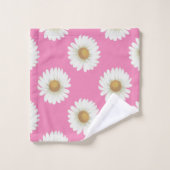 Daisy Pink Badhandtuch Set (Waschlappen)