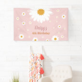 Daisy Pink Geburtstag für jedes Alter Banner (Insitu)