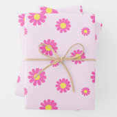 Daisy Pink Geschenkpapier Set (Beispiel)