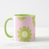 Daisy Pink Green Tasse (Links)