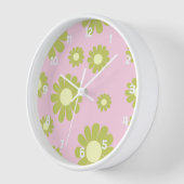Daisy Pink Green Uhr (Winkel)