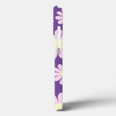 Daisy Pink Lila Monogram Case-Mate iPhone Hülle (Rückseite / Links)
