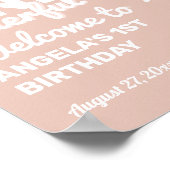 Daisy pink vermisst einen gediegenen Empfang 1. Ge Poster (Ecke)