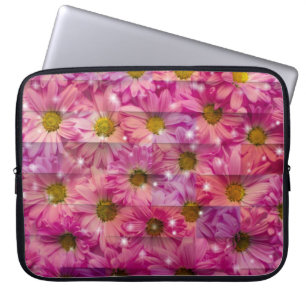 Daisy Pink Weave Laptopschutzhülle