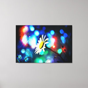 Daisy Pop 3-Panel-Wrapped Canvas Leinwanddruck